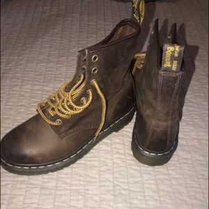 Dr. Martens 1460 brown leather boots